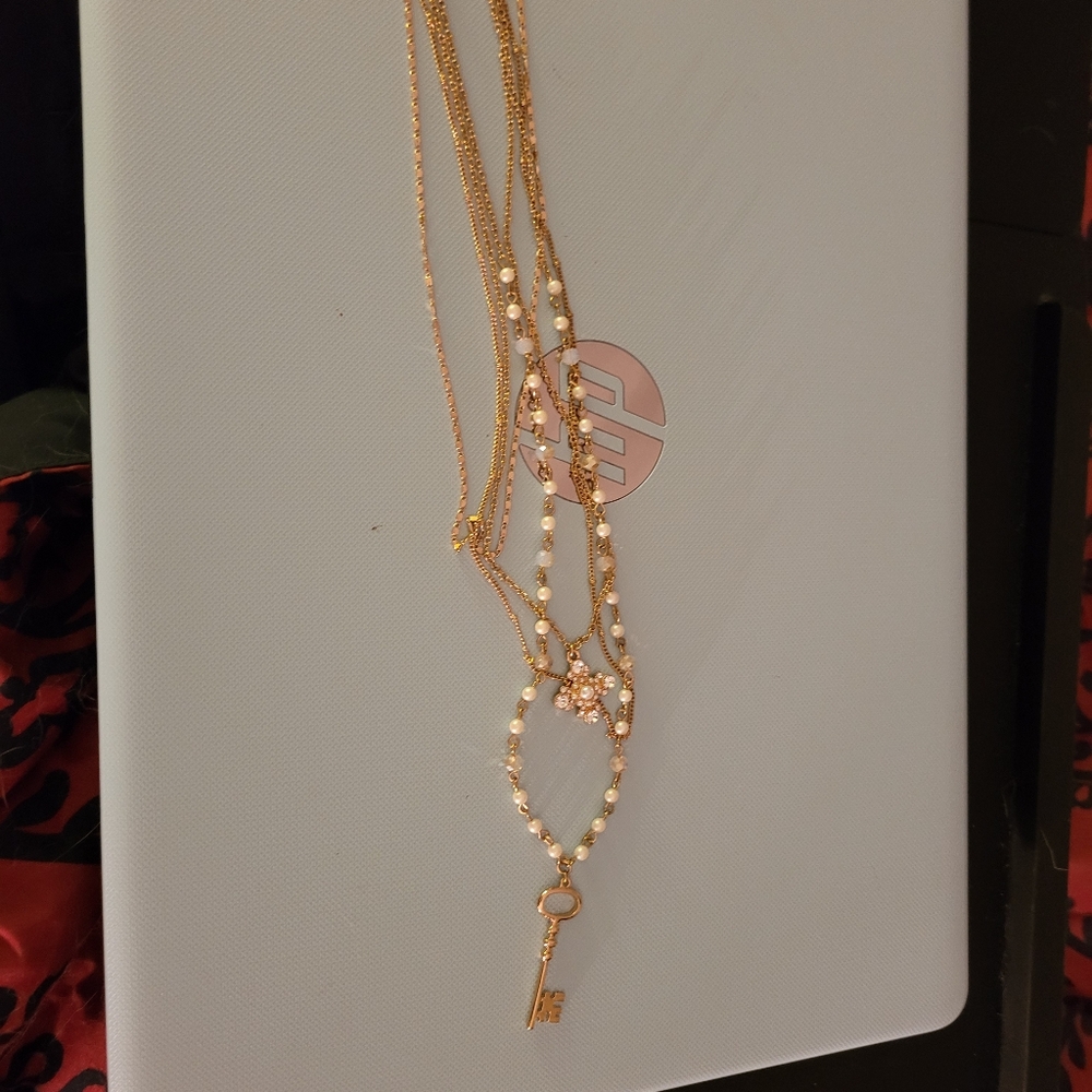 Several necklaces  in 1